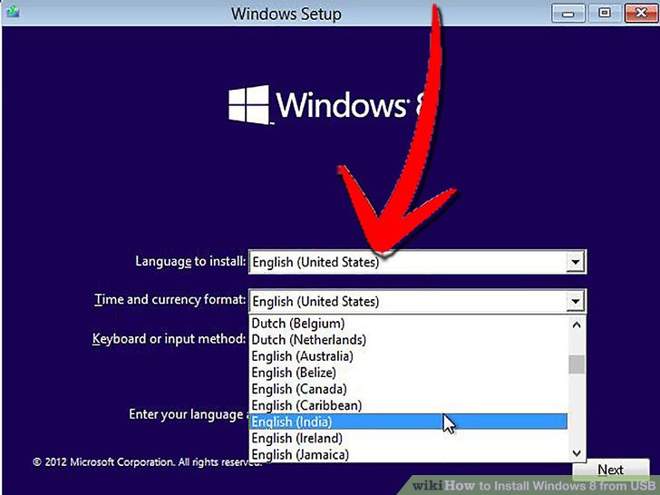 Windows 8 setup usb download